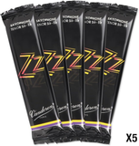 Confezione da 5 ance Vandoren SR4225 Java N. 2.5 per sax tenore, progettate per jazz, con suono brillante e risposta rapida