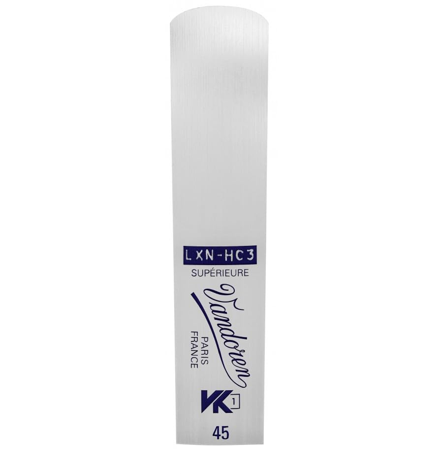 Ancia Vandoren VK1 45 per sax alto, materiale composito, confezione singola, riciclabile al 100%, prodotta in Francia