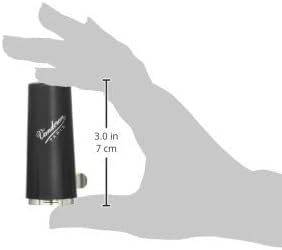 Legatura Vandoren LC51PP per clarinetto Sib, leggera, con serraggio invertito e cap in plastica, finitura peltro