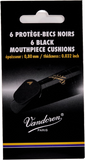 Pastiglie proteggi bocchino dello spessore di 0,80 mm - neri salvabocchino VMCX6+ 6 pezzi colore nero 0,8 millimetri