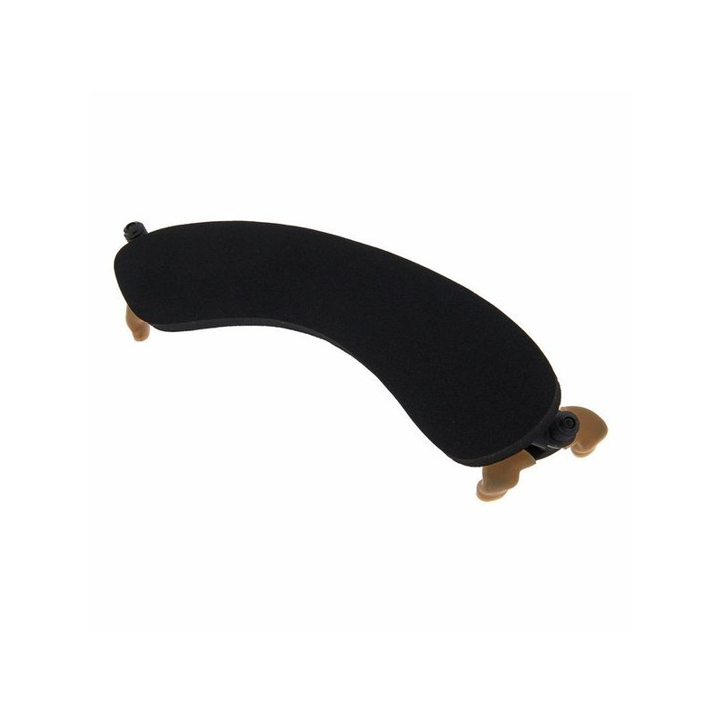 Spalliera per violino Wolf, regolabile, adatta a 3/4 e 4/4, gambe pieghevoli per facile trasporto, colore nero