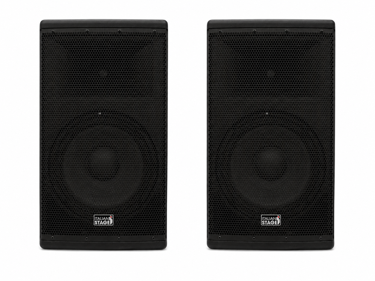 Italian Stage IS X212AUB Coppia Casse Attive Bluetooth 1600W