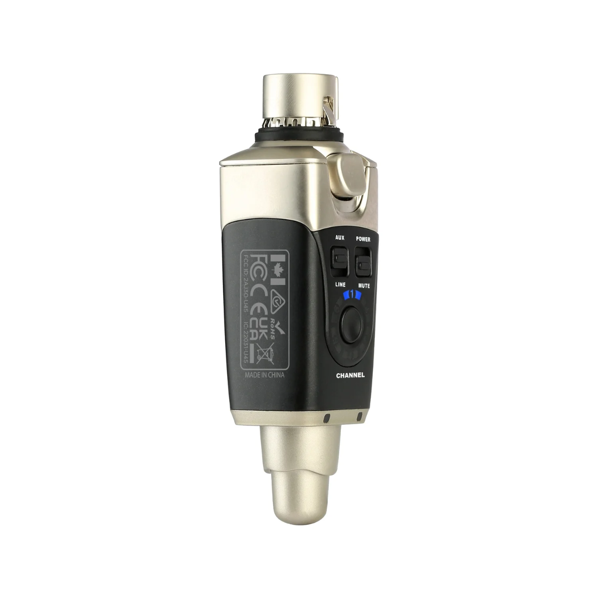 XVIVE U45 In-Ear Monitor Wireless System 5.8 GHz trasmettitore aux on power