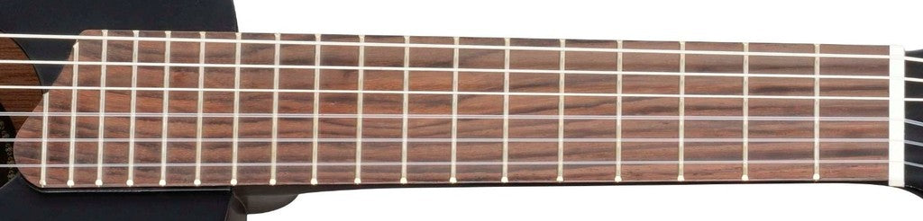 Guitalele Yamaha GL1 nero, chitarra compatta con top in abete, fondo in meranti e accordatura in LA