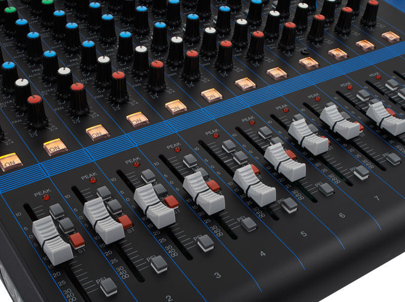 YAMAHA MG16XU mixer 16 canali con fader 