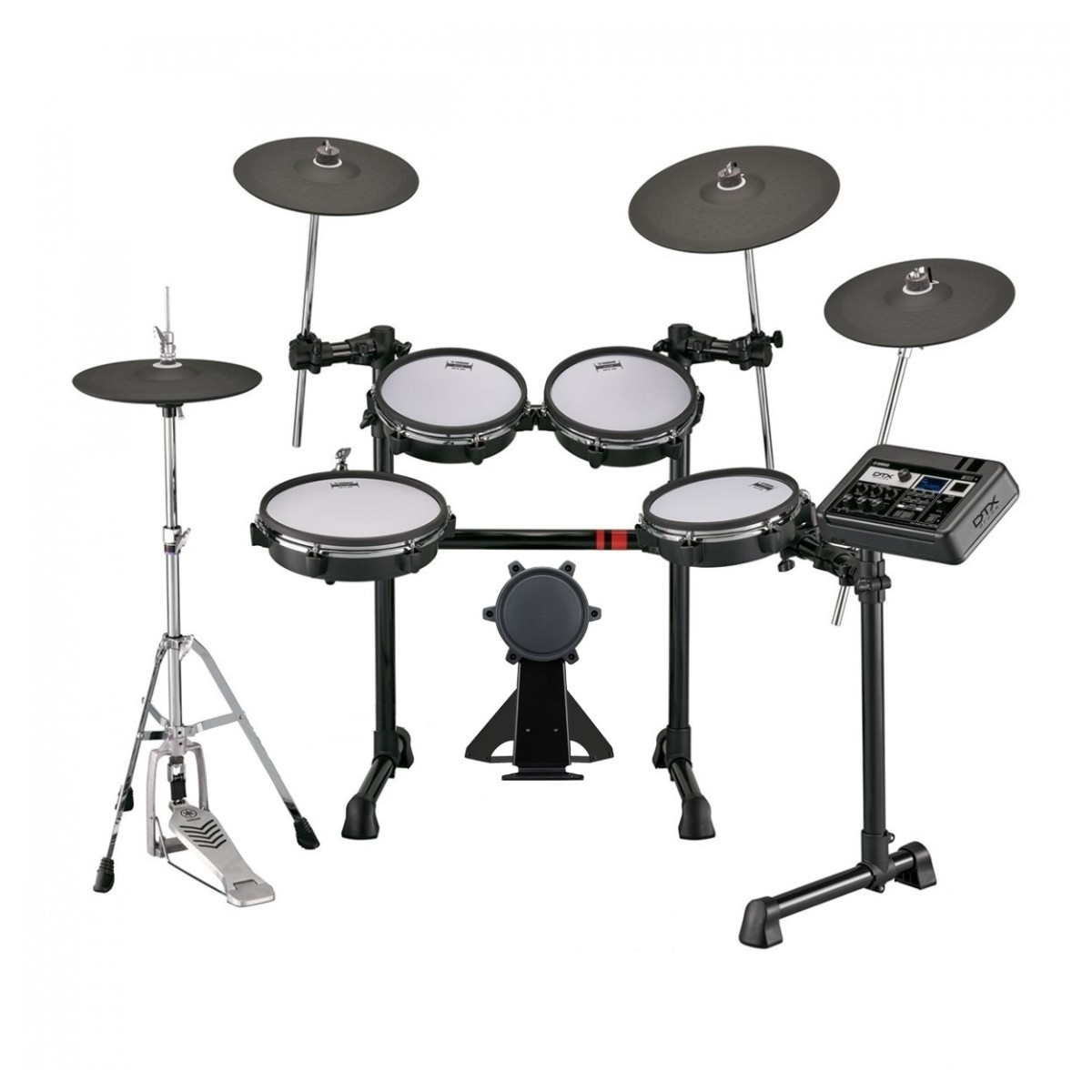 Batteria elettronica Yamaha DTX6K5-M con pad mesh, suoni professionali e funzioni di allenamento avanzate per musicisti