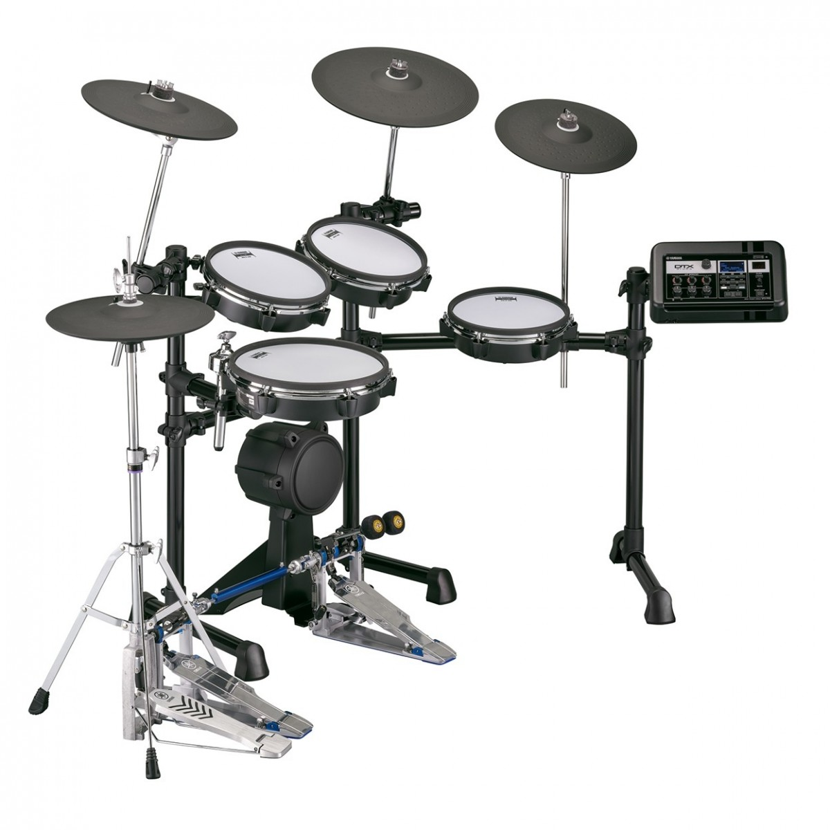 Batteria elettronica Yamaha DTX6K5-M, con pad da 12" e 15", suoni professionali e funzioni di allenamento per musicisti
