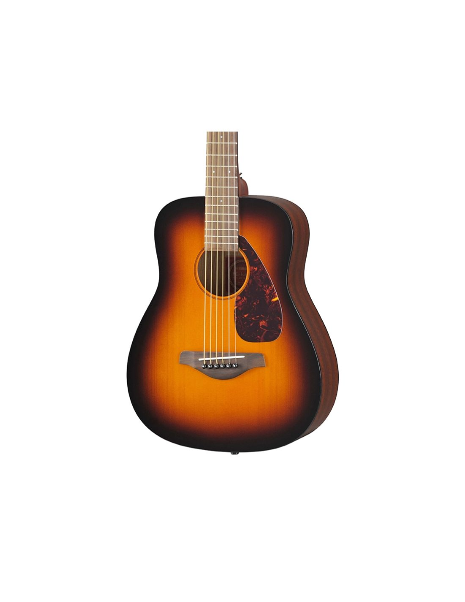 Chitarra acustica compatta tabacco sunburst, top in abete massello, fondo in mogano, ideale per suoni acustici autentici