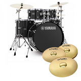 YAMAHA Rydeen Standard 22" Black Glitter + Set piatti Paiste 101