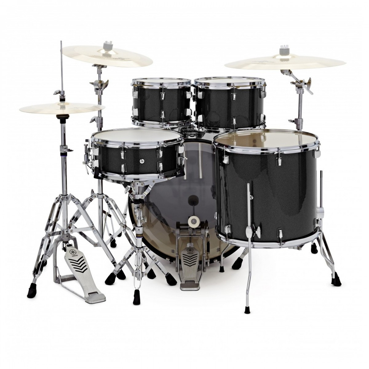 YAMAHA Rydeen Standard 22" Black Glitter + Set piatti Paiste 101 retro