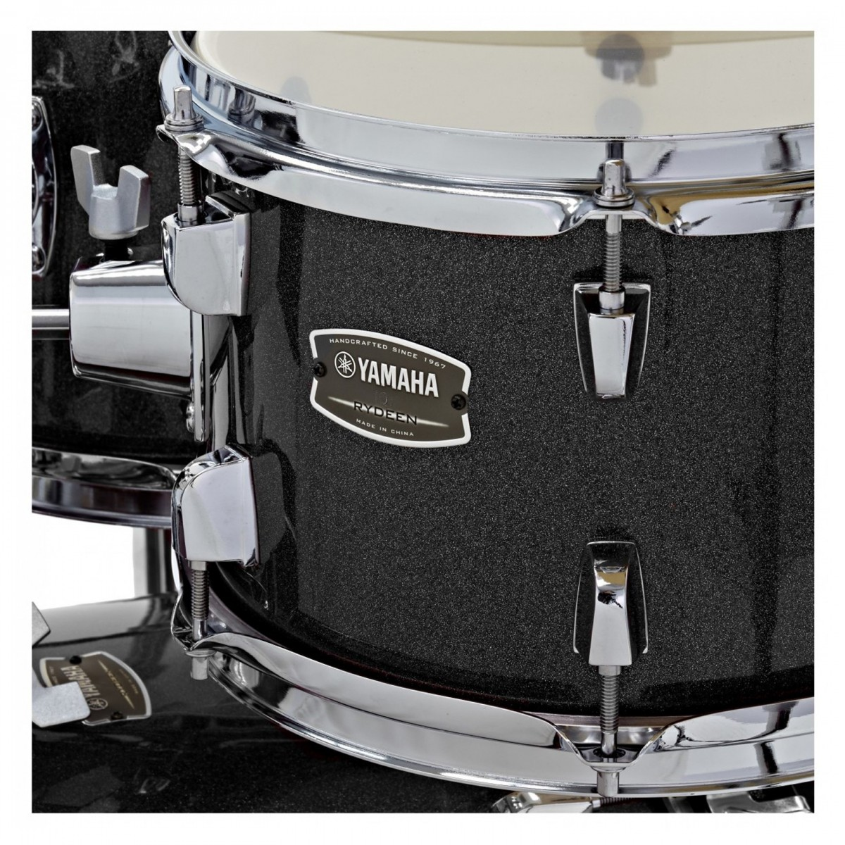 YAMAHA Rydeen Standard 22" Black Glitter + Set piatti Paiste 101 dettagli logo rydeen