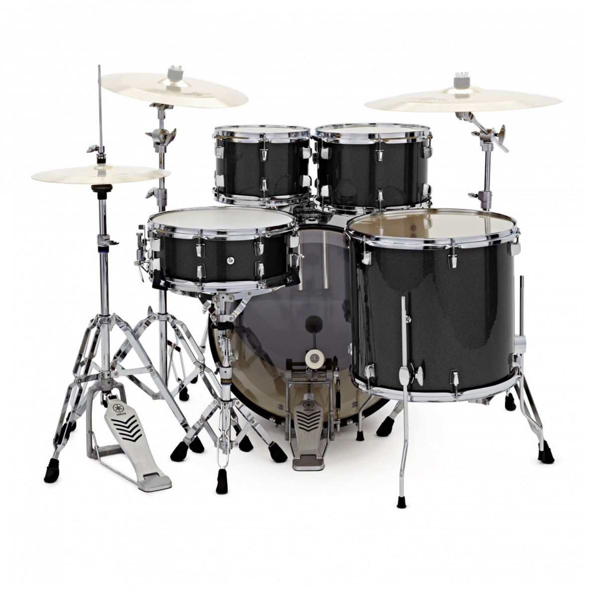 YAMAHA Rydeen Studio 20" Black Glitter + Set piatti Paiste 101 retro