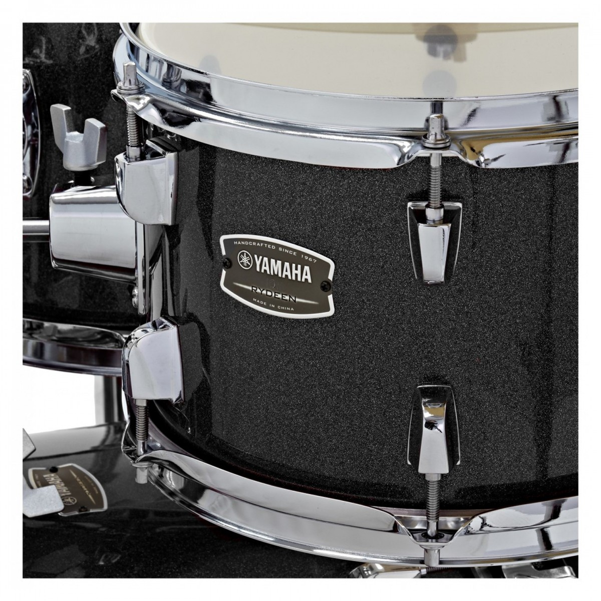 YAMAHA Rydeen Studio 20" Black Glitter + Set piatti Paiste 101 dettagli logo design