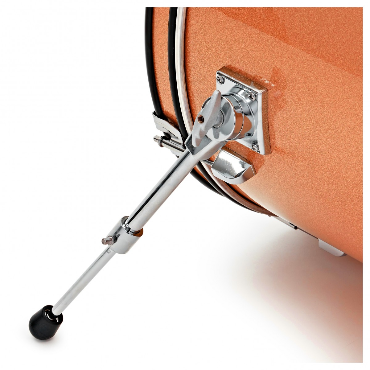 YAMAHA Rydeen Studio 20" Orange Glitter con Set piatti Paiste 101 poggia grancassa